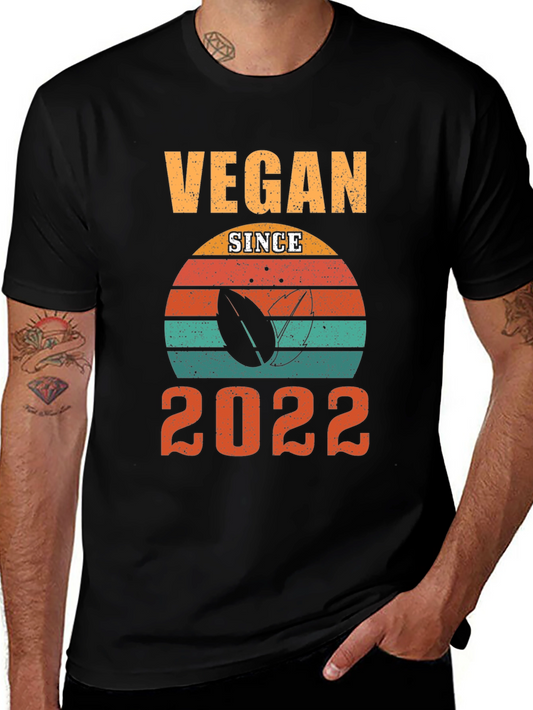 Vegan Since 2022 T-Shirt - Retro Style