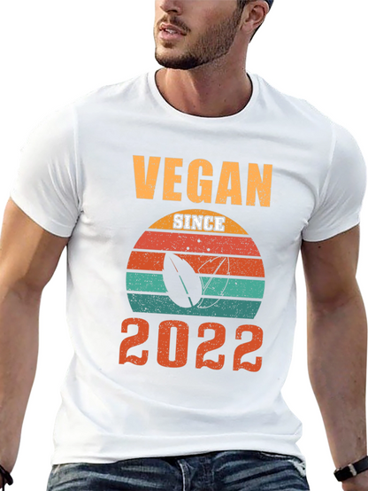 Vegan Since 2022 T-Shirt - Retro Style