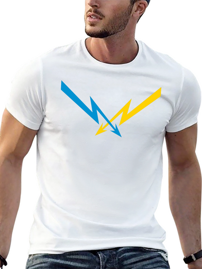 Striking Lightning Bolt Graphic Tee