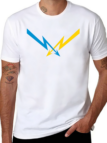 Striking Lightning Bolt Graphic Tee