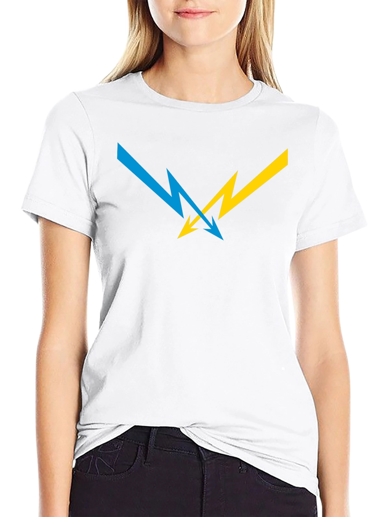Striking Lightning Bolt Graphic Tee