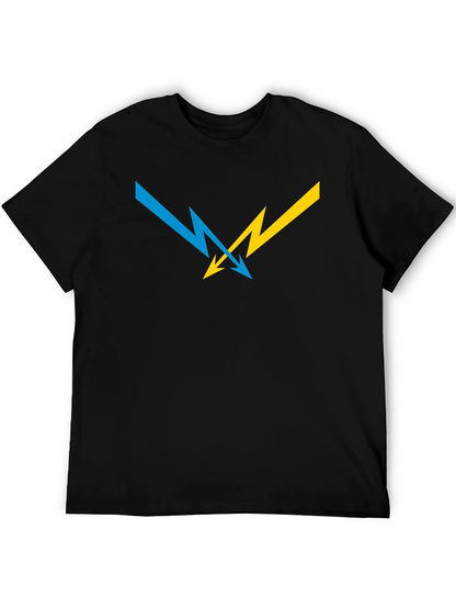Striking Lightning Bolt Graphic Tee