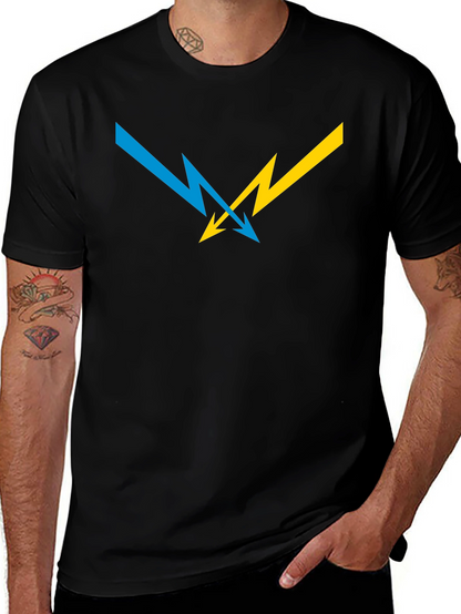 Striking Lightning Bolt Graphic Tee