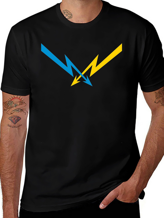 Striking Lightning Bolt Graphic Tee