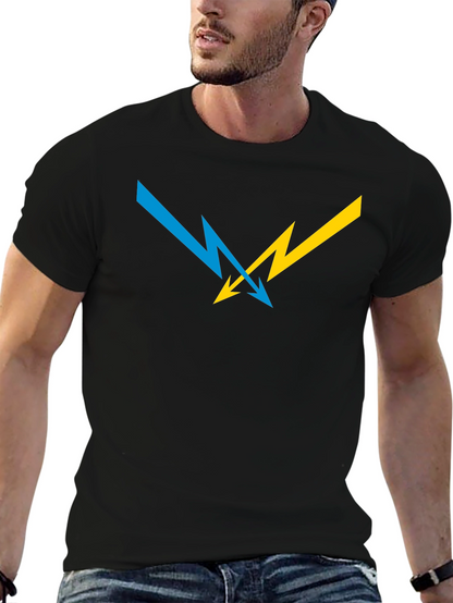 Striking Lightning Bolt Graphic Tee