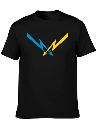 Striking Lightning Bolt Graphic Tee