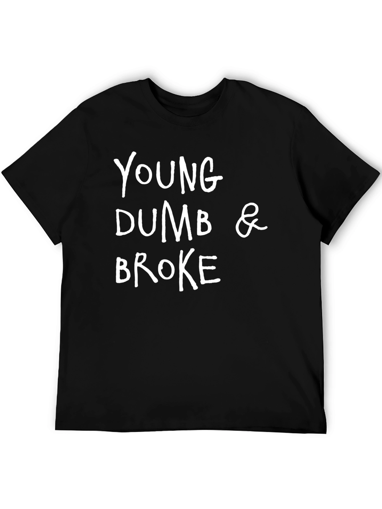 Young Dumb & Broke Graphic Tee - Casual Wear