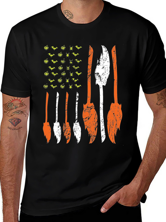 Halloween Flag Graphic Tee