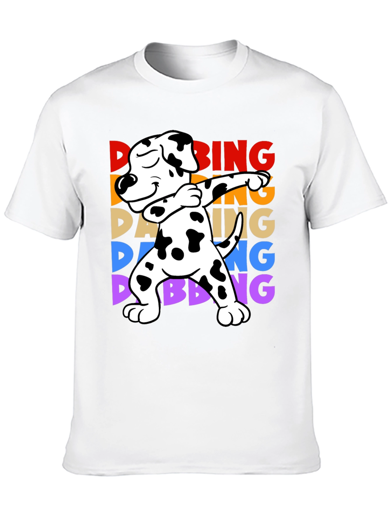 Dabbing Dalmatian Dog T-Shirt Fun Graphic Tee