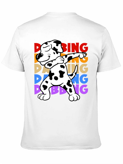 Dabbing Dalmatian Dog T-Shirt Fun Graphic Tee