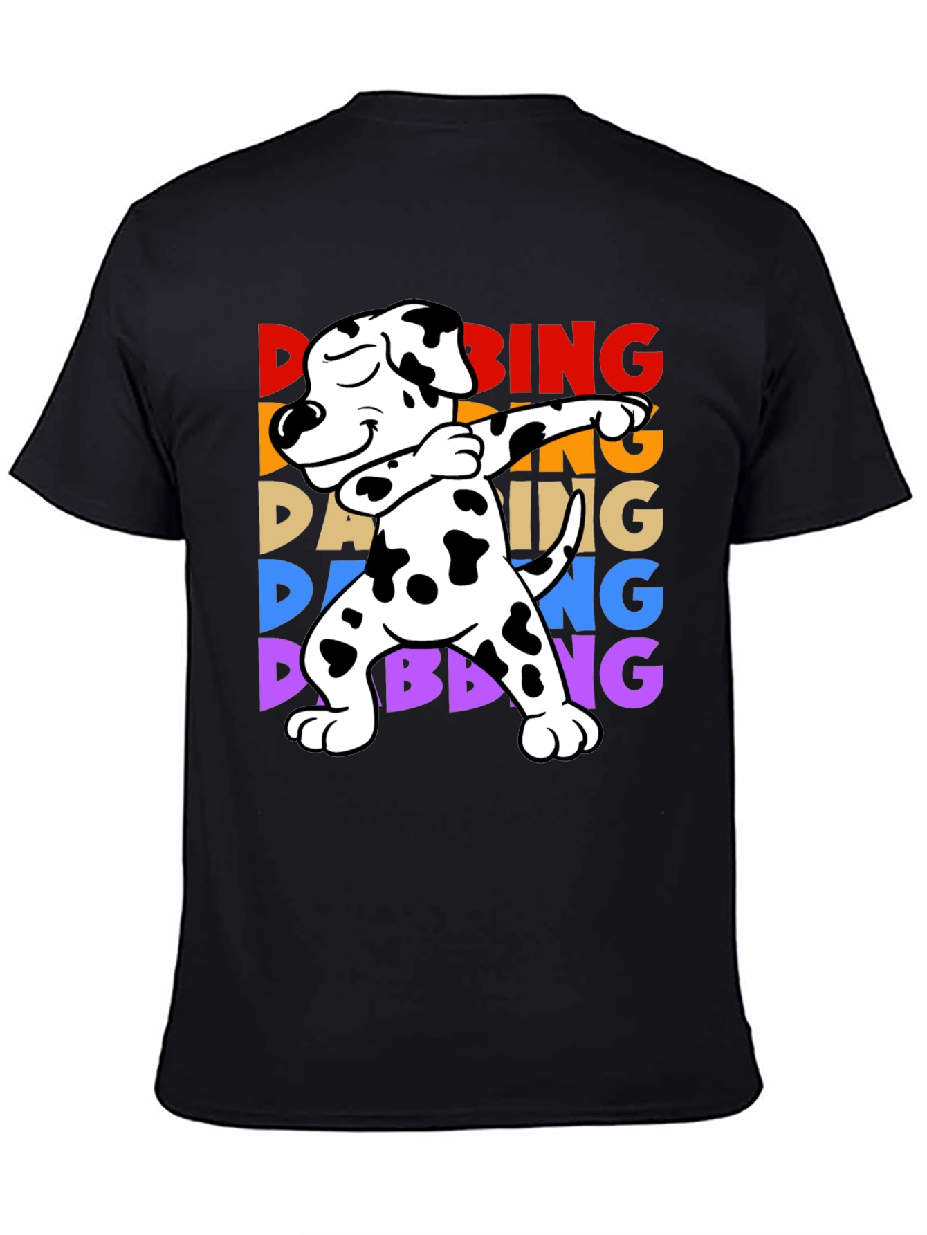 Dabbing Dalmatian Dog T-Shirt Fun Graphic Tee