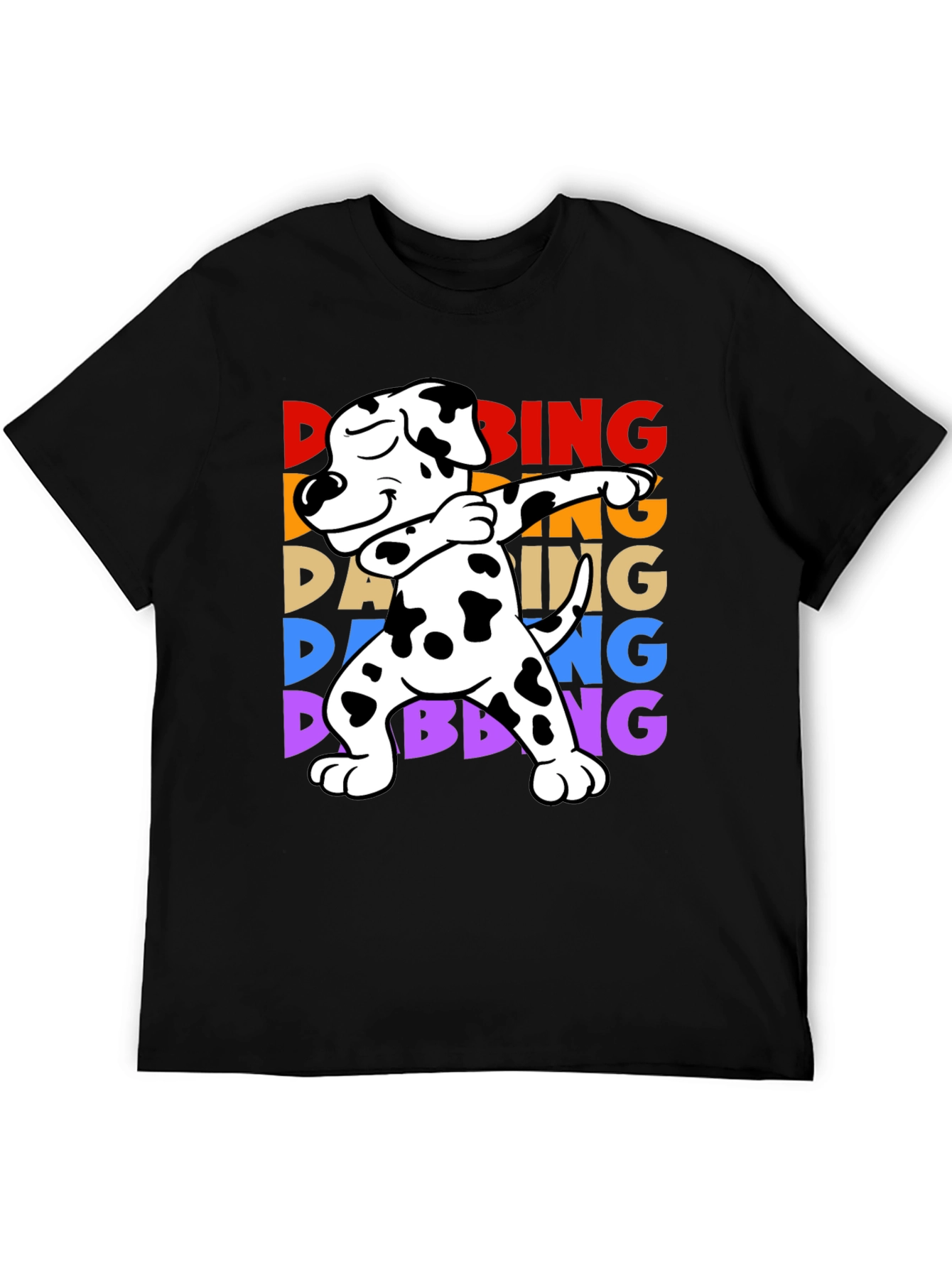 Dabbing Dalmatian Dog T-Shirt Fun Graphic Tee