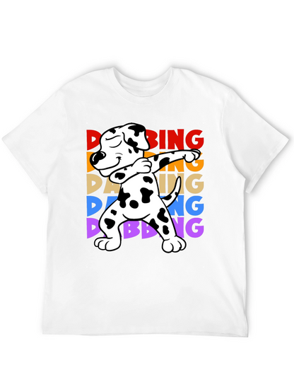 Dabbing Dalmatian Dog T-Shirt Fun Graphic Tee