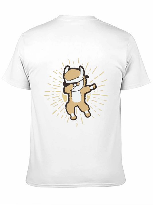 Dabbing Alpaca T-Shirt - Cute and Funny