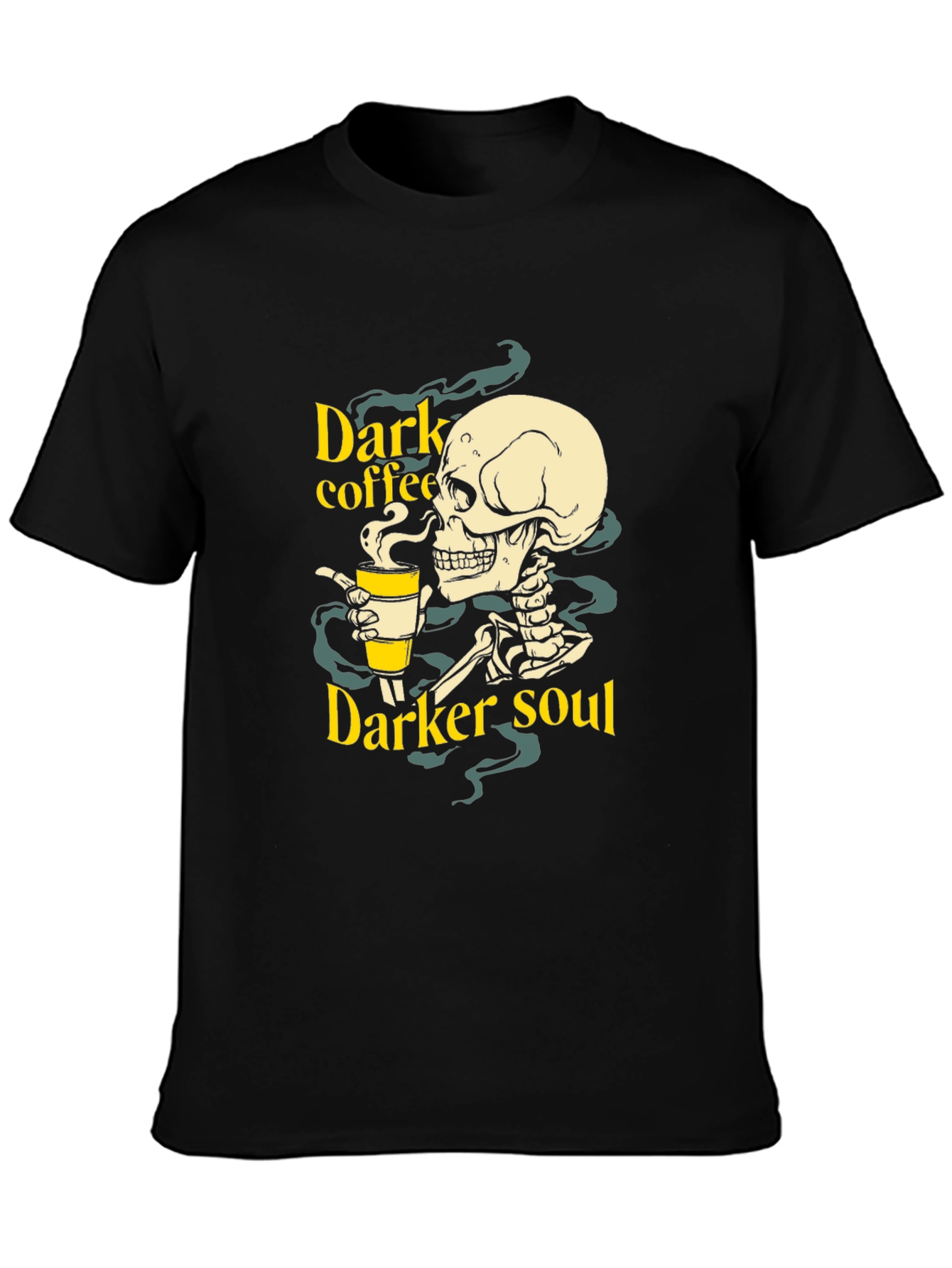 Dark Coffee Darker Soul Graphic T-Shirt