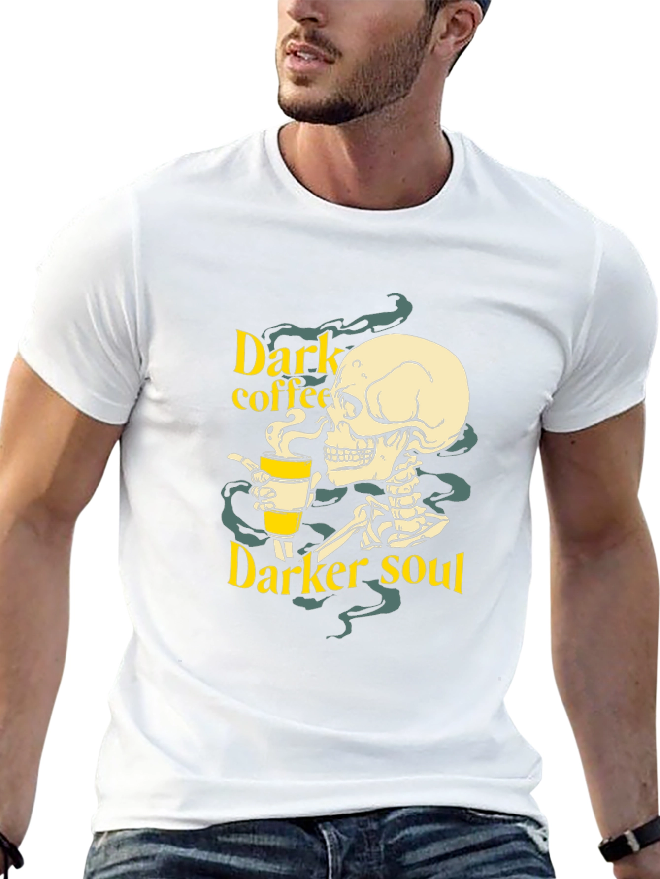 Dark Coffee Darker Soul Graphic T-Shirt