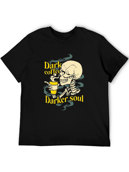 Dark Coffee Darker Soul Graphic T-Shirt