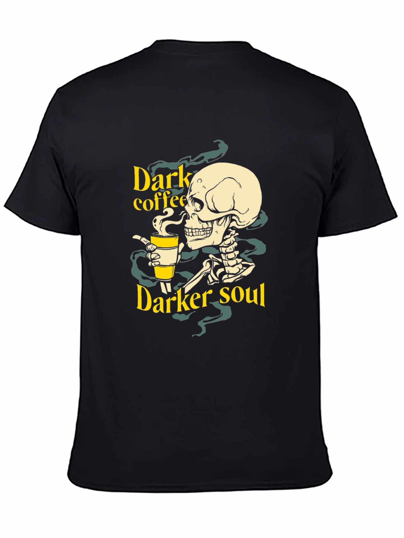 Dark Coffee Darker Soul Graphic T-Shirt