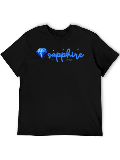 Sapphire Diamond Graphic Tee - Stylish Mens T-Shirt