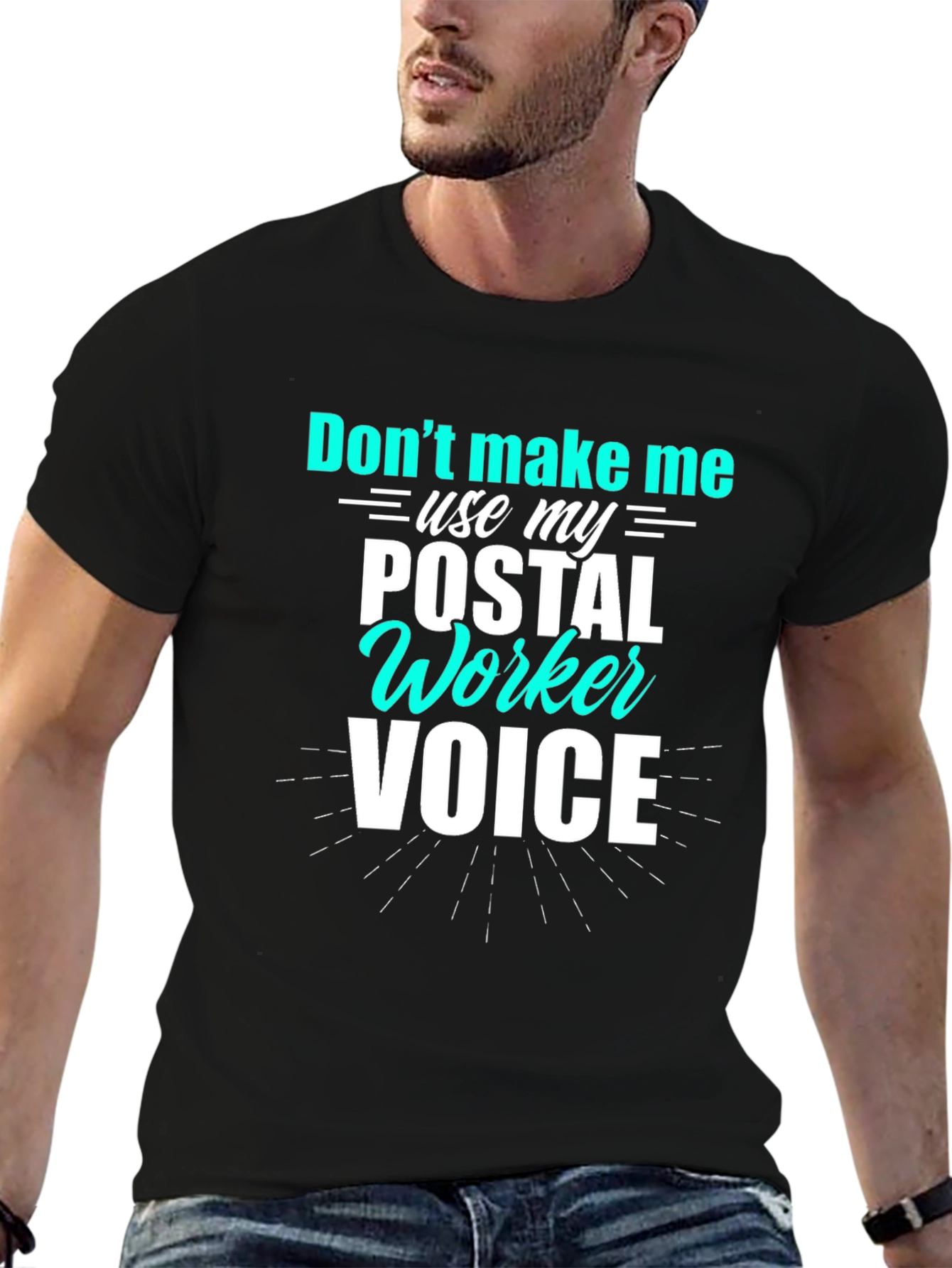 Postal Worker Voice T-Shirt Funny Mail Carrier Tee