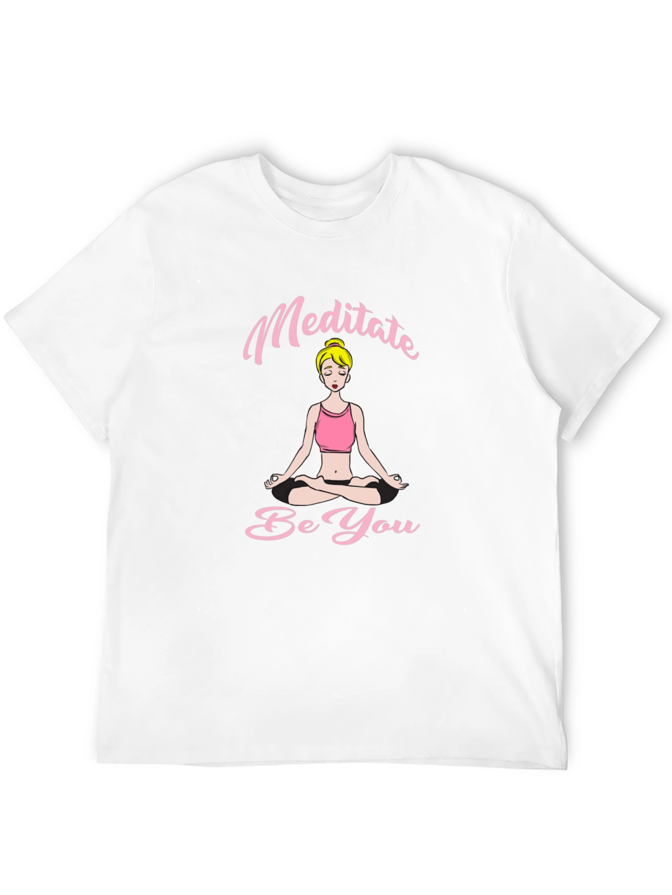 Meditate Be You Black T-Shirt