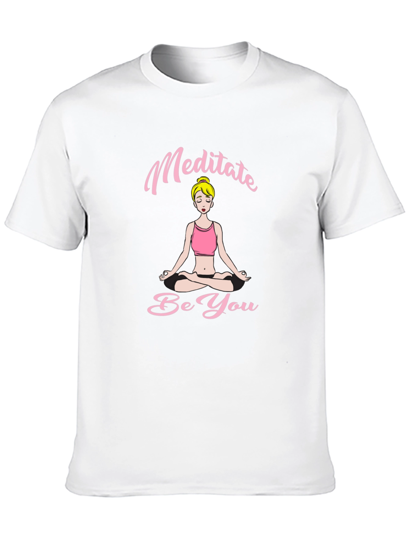 Meditate Be You Black T-Shirt