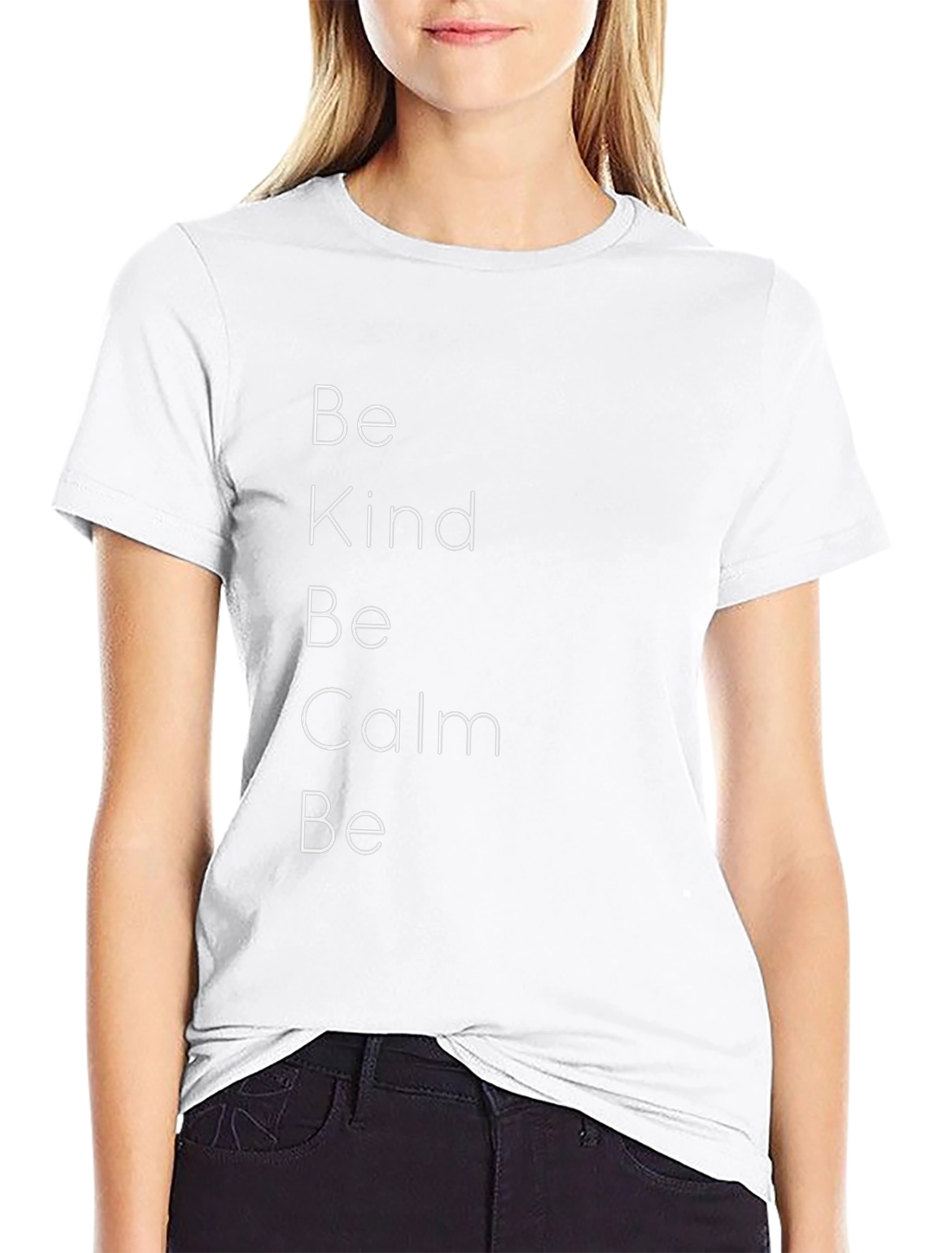 Be Kind Be Calm T-Shirt - Stylish Graphic Tee