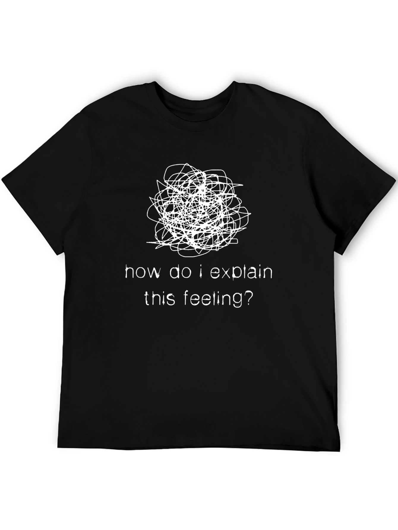 Explain This Feeling Graphic Tee - Black