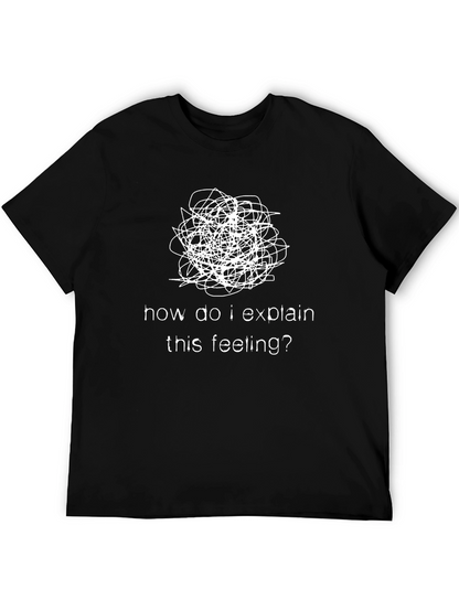 Explain This Feeling Graphic Tee - Black