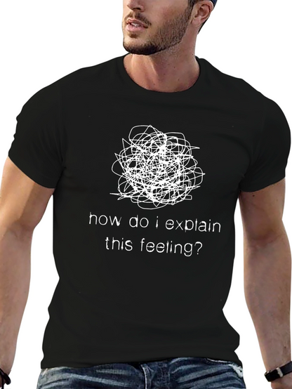 Explain This Feeling Graphic Tee - Black