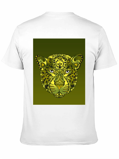 Stylish Cheetah Print Graphic Tee