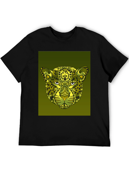 Stylish Cheetah Print Graphic Tee