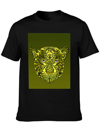 Stylish Cheetah Print Graphic Tee