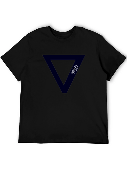 Black Nabla Triangle Graphic Tee
