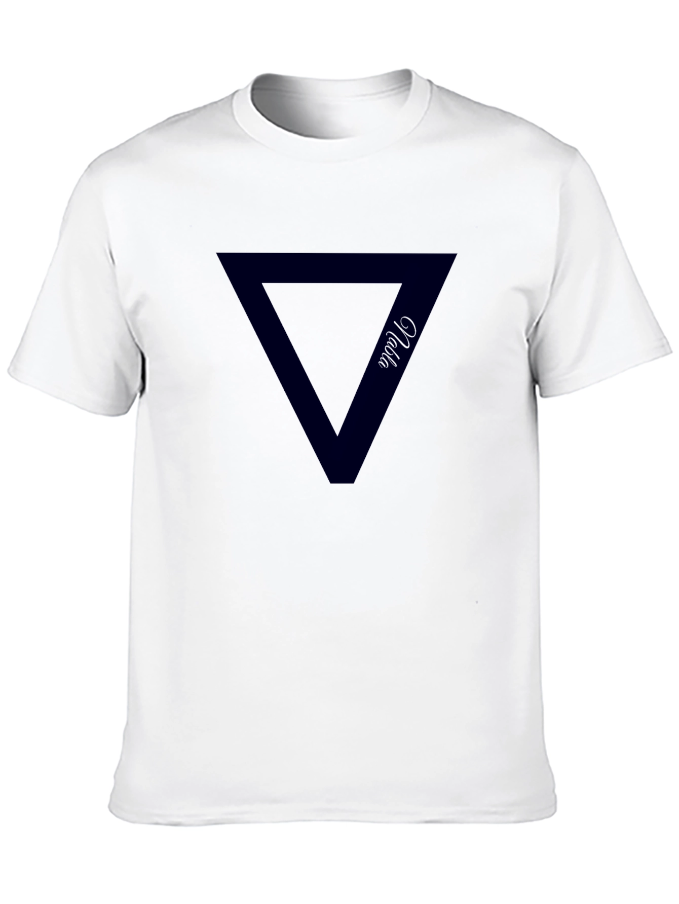 Black Nabla Triangle Graphic Tee