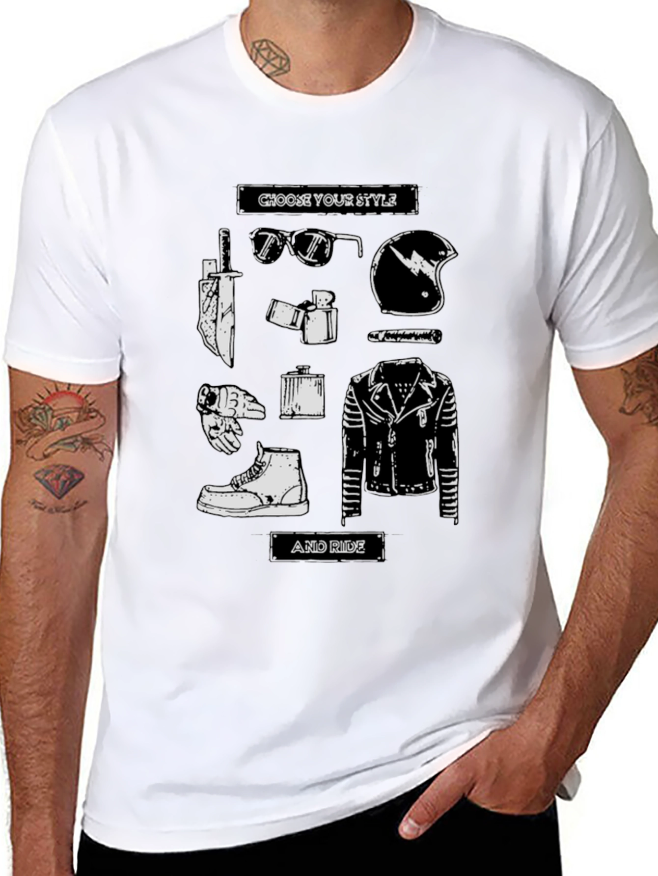 Choose Your Style & Ride Biker T-Shirt