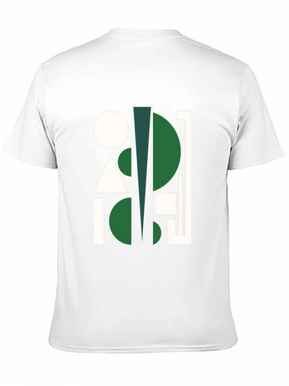 Geometric Abstract Black Graphic Tee