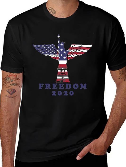 Freedom 2020 Patriotic Graphic T-Shirt