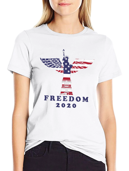 Freedom 2020 Patriotic Graphic T-Shirt