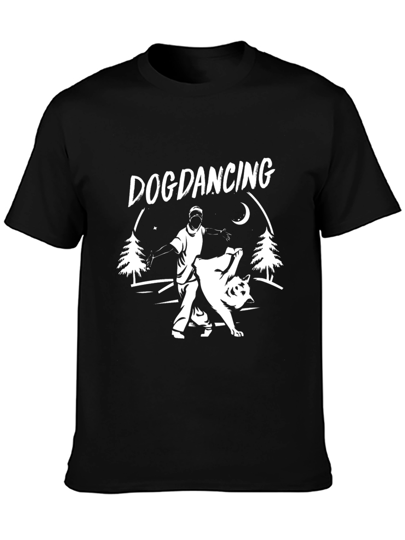 Dog Dancing Graphic T-Shirt