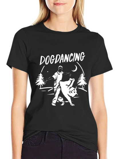 Dog Dancing Graphic T-Shirt