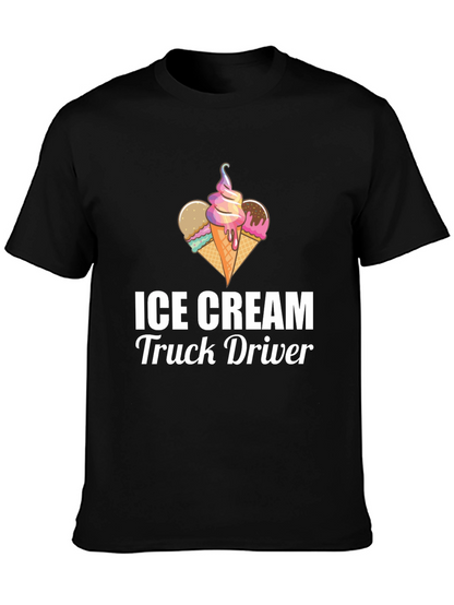 Ice Cream Truck Driver T-Shirt - Novelty Graphic Tee
