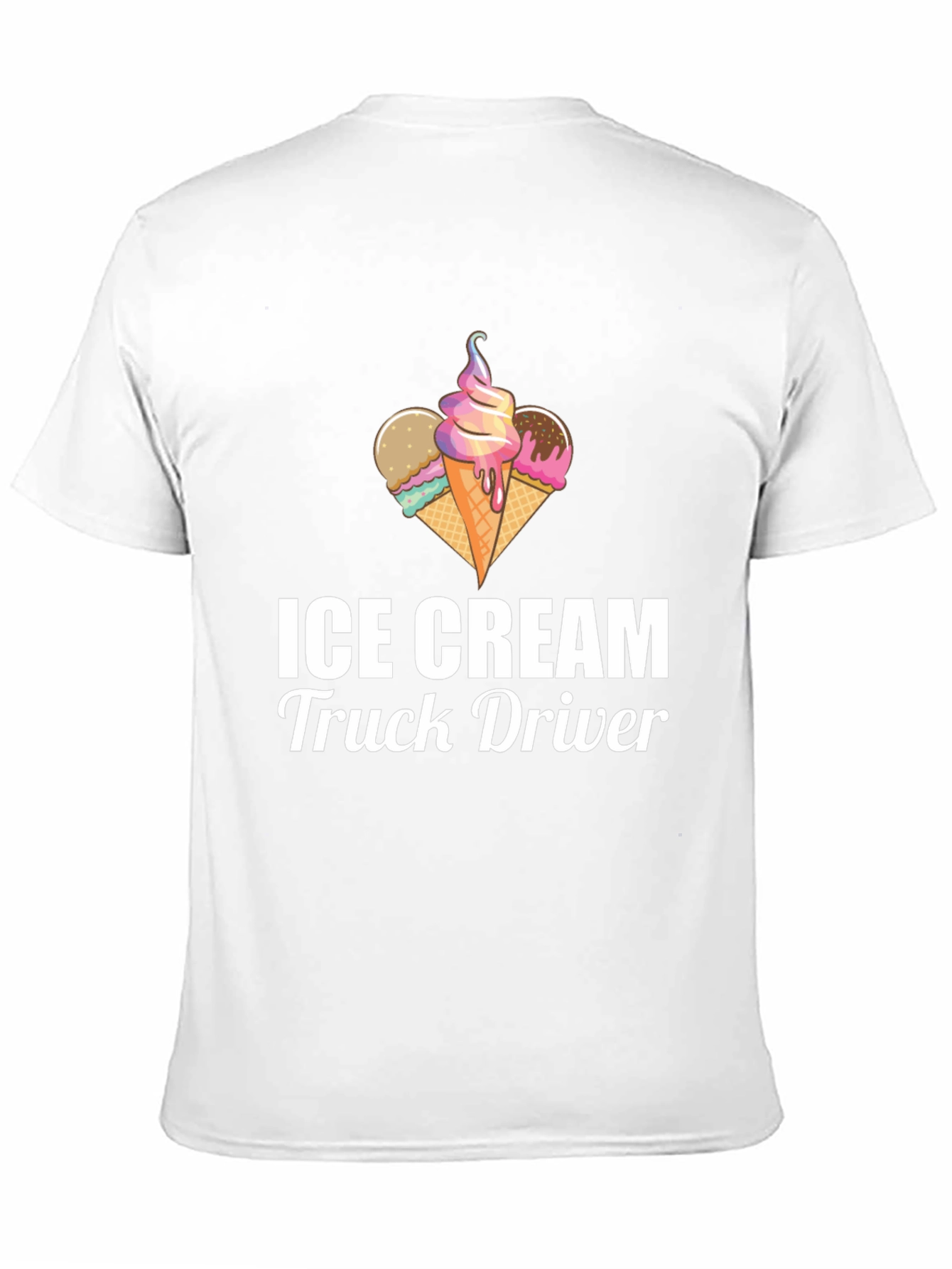 Ice Cream Truck Driver T-Shirt - Novelty Graphic Tee