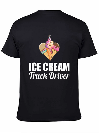 Ice Cream Truck Driver T-Shirt - Novelty Graphic Tee
