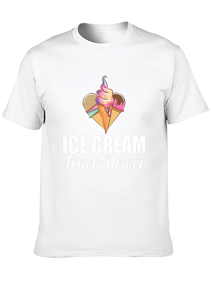 Ice Cream Truck Driver T-Shirt - Novelty Graphic Tee
