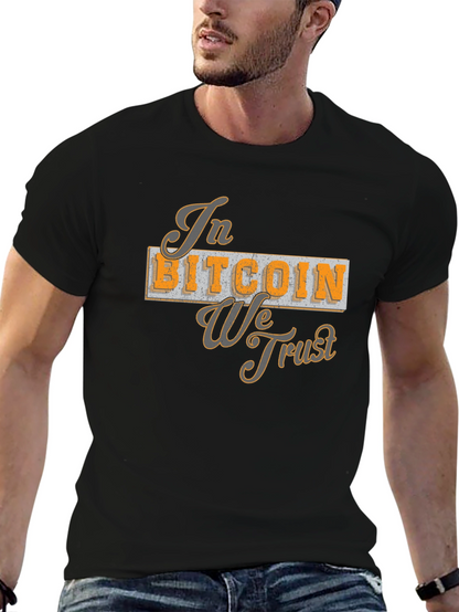 In Bitcoin We Trust T-Shirt - Crypto Currency Tee