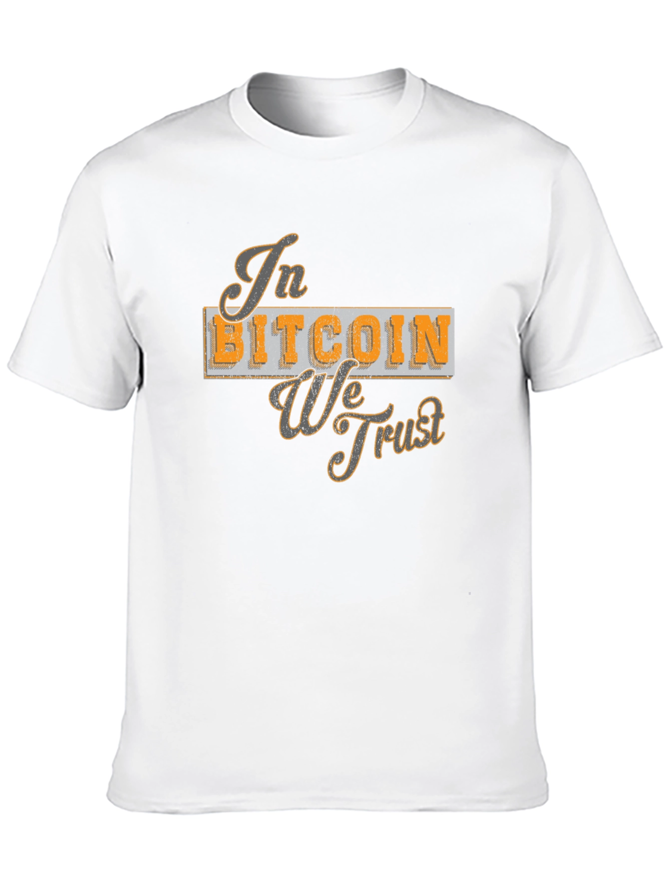 In Bitcoin We Trust T-Shirt - Crypto Currency Tee
