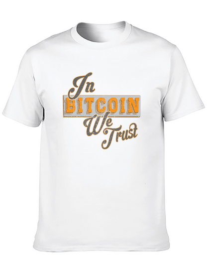 In Bitcoin We Trust T-Shirt - Crypto Currency Tee