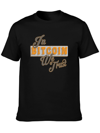 In Bitcoin We Trust T-Shirt - Crypto Currency Tee