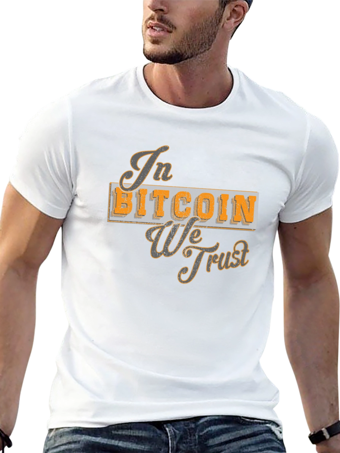 In Bitcoin We Trust T-Shirt - Crypto Currency Tee